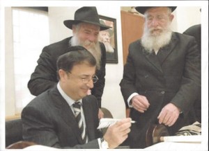 With Lev Leviev and Rabbi Cunin