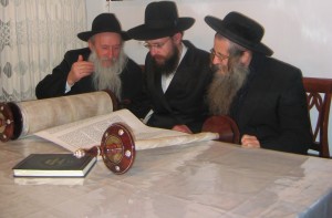 With Rabbi Mendel Vechter