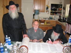 Finishing a Torah with Rabbi Shlomo Cunin