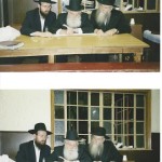 Starting a new Torah scroll with Rabbi Cunin in 770