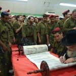 Finishing a Sefer Torah with the paratroopers in the Second Lebanon war