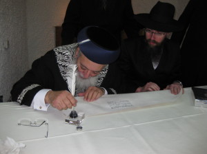 With Chief Rabbi Amar