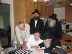 With Rabbi Cunin in Los Angeles