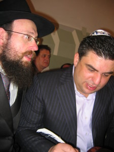 Siyum Sefer Torah in Moscow with David Golan