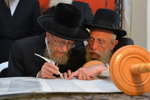 With Rabbi Slonem of Jerusalem