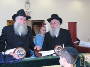 With Rabbi Cunin