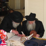 With Rabbi Cunin